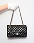Medium Bijoux Chain Double Flap, front view
